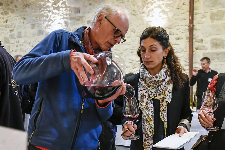 Dégustation de Clos Puy Arnaud au Château Fonroque